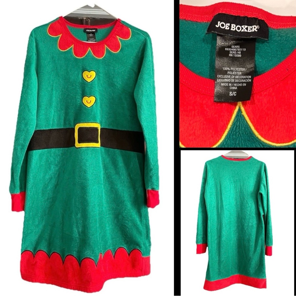 Joe Boxer Christmas elf dress / very soft / women’s size small / pre-owned EUC